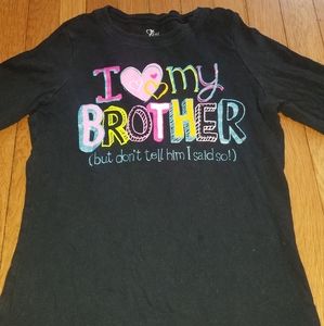 Children's Place I love my brother shirt